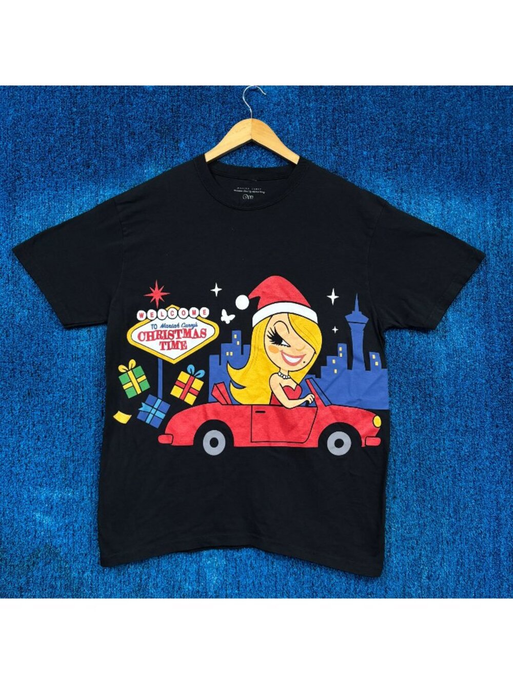 Mariah Carey “Mariah Carey’s Christmas Time” Graphic T-Shirt Size L
